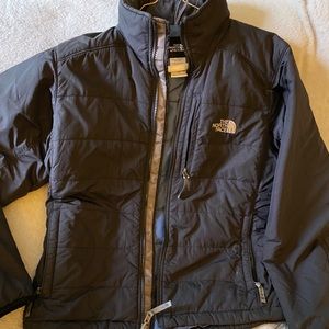 Black north face lightweight coat